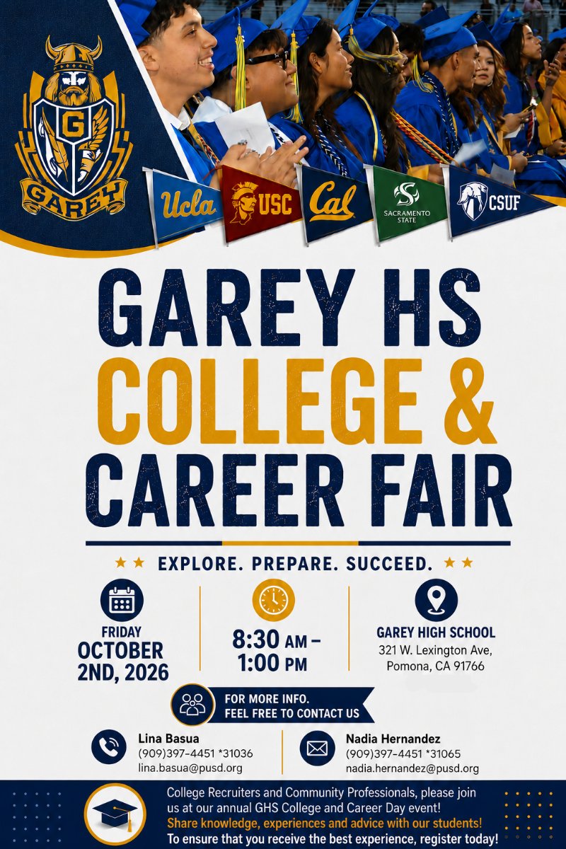 College & Career Fair flyer 